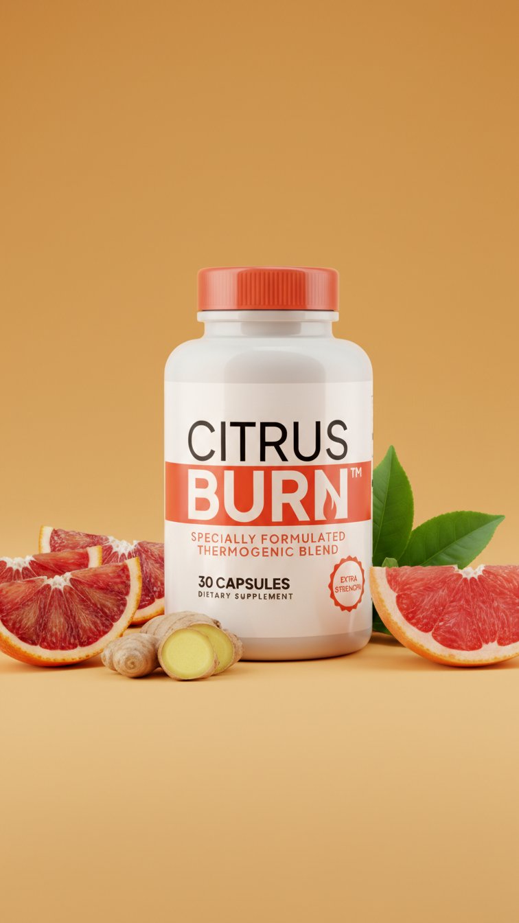 CitrusBurn natural thermogenic ingredients — Seville orange peel formula